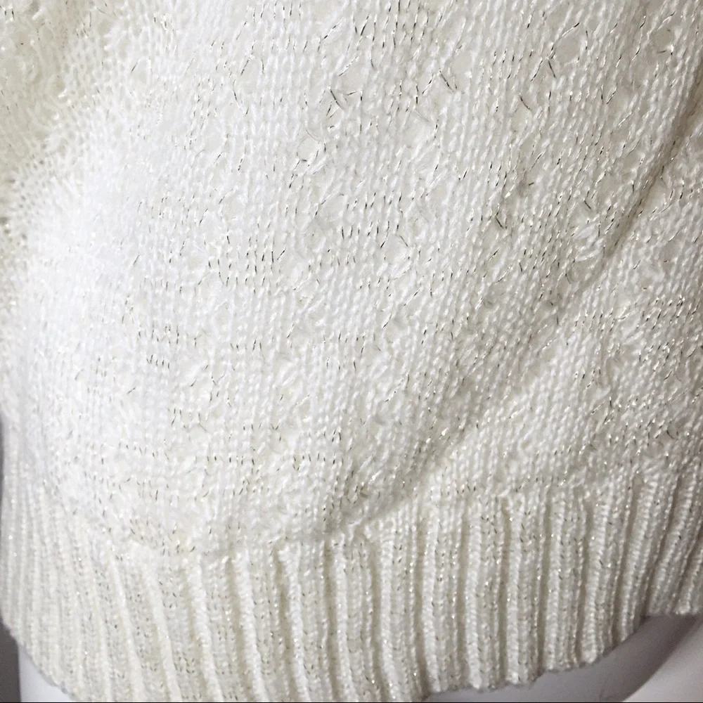 Cream w/ Gold Sweater - NWT